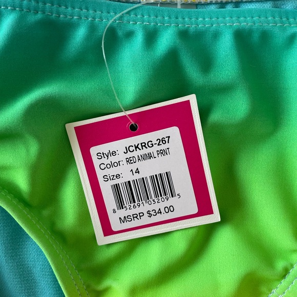 🆕 Girls 14 | Juicy Couture Two-Piece Rashguard Set - Picture 6 of 7